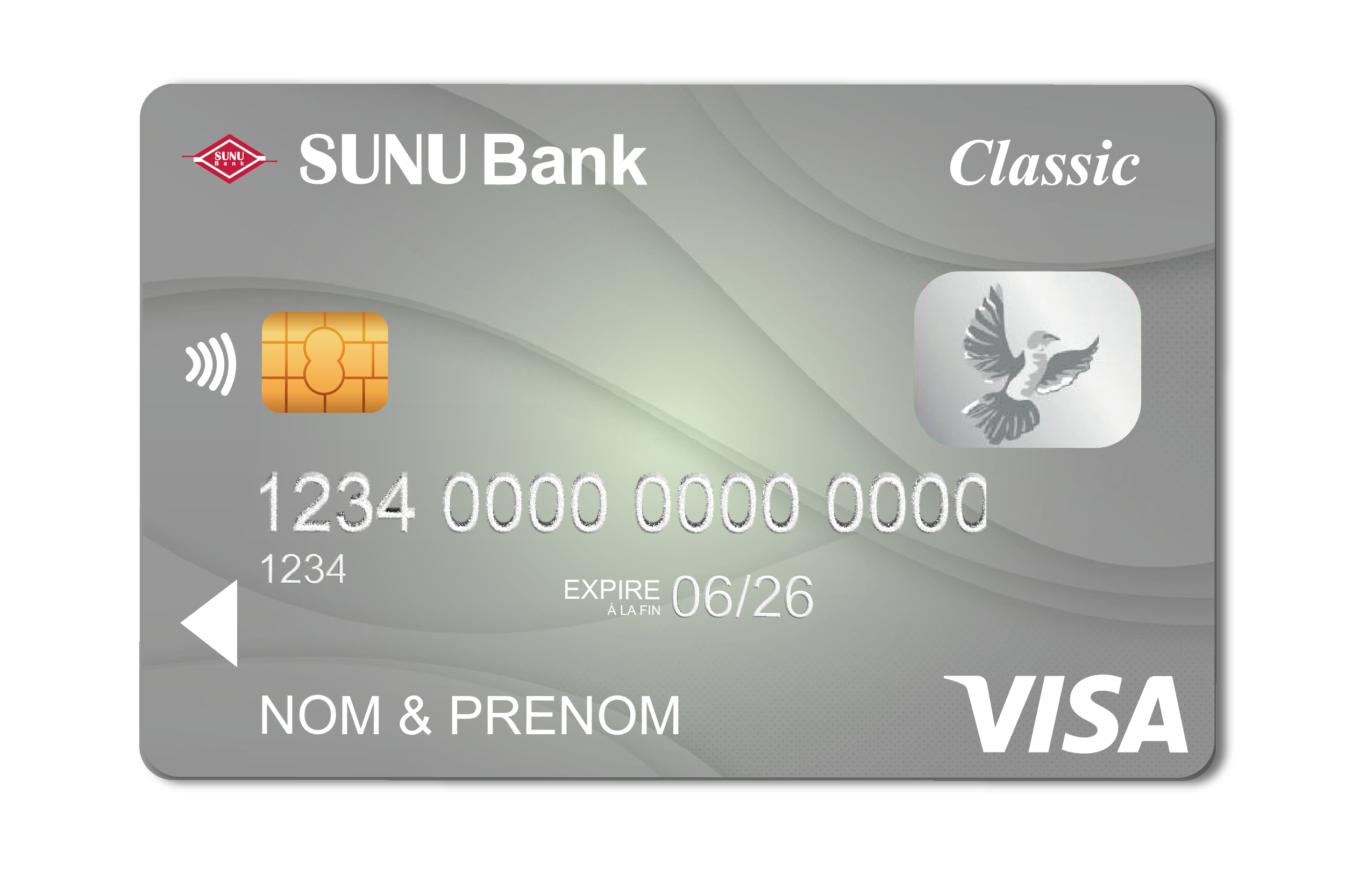 Carte visa Classic SUNU Bank Sénégal