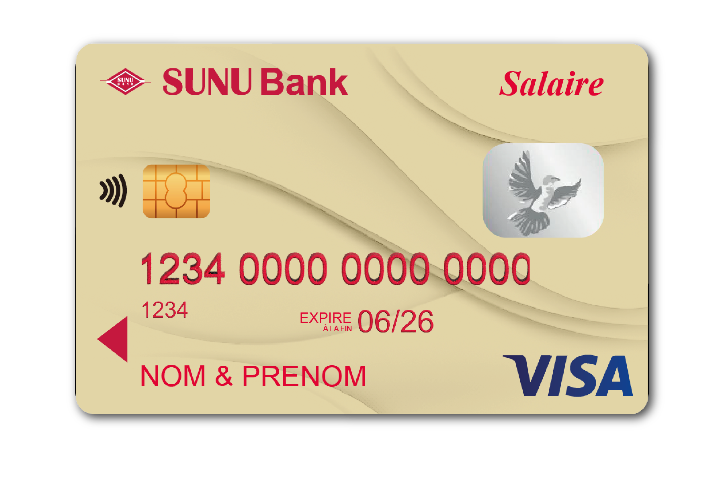 Carte VISA Salaire SUNU Bank